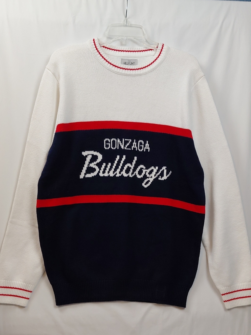 Hillflint Gonzaga University Collegiate‎ Sweater Men's Size Large Bulldogs